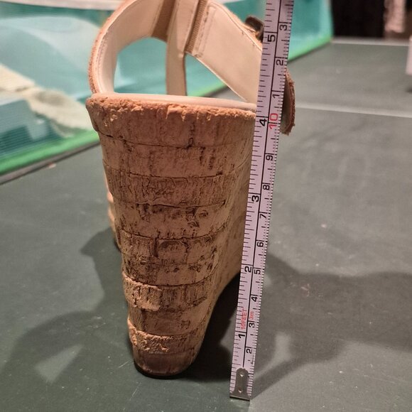 BRAVO Browns Heels Wedges Sandals for Women - Picture 6 of 6